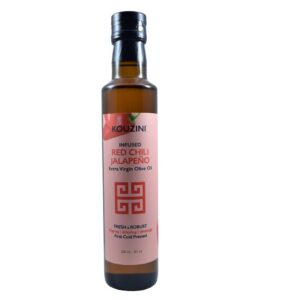 Kouzini Red Chili Jalapeno Infused Extra Virgin Olive Oil